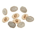 thumbnail image 2 of AMLESO 10 Pack Shaped Marble Pattern Shank Buttons Sew-on Bag Jeans Pants Hat Decor, 2 of 8