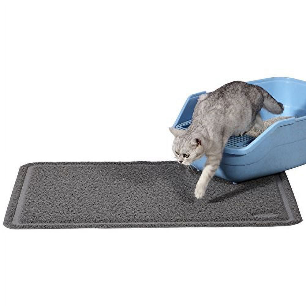 Popvcly Cat Litter Mat - Litter Mat for Cats Gray / 55x75 cm