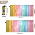 thumbnail image 3 of Dreamtimes Colorful Wooden Pattern Beach Towel Super Soft Microfiber Sand Free Beach Towels, Oversized Camping Pool Towel, Lightweight, Breathable & Quick Dry Towels, 30x60in, 3 of 7