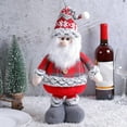 thumbnail image 3 of Christmas Santa Snowman-Reindeer Christmas Decoration Leg Table Mantel Decoration, Retractable Standing Ornament, 3 of 4