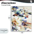 thumbnail image 4 of Stupell Industries Modern Flowing Stippled Brushstrokes White Framed Giclee Art, 16 x 20, by Lisa Ridgers, 4 of 8