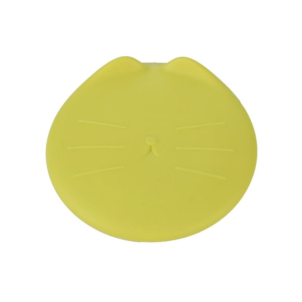 sweethay Tapa de lata para comida de mascotas, botella de bebida, Protector a prueba de fugas, tapa de mantenimiento fresco, accesorio lavable para el Suministros para gatos Verde sweethay PT004574-02