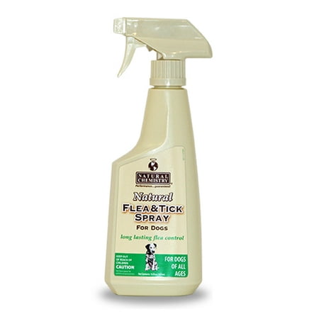 Natural Chemistry - Natural Flea & Tick Spray For Dogs - 16 oz.