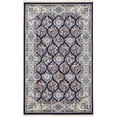 thumbnail image 1 of Unique Loom Narenj Textured Repeat Design Rug 5' x 8' Rectangle Navy Blue/Tan, 1 of 2