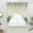 Beige Green, variant on St. Patrick's Swag Valances for Windows, Kitchen Window Curtains Over Sink, Luck Shamrock Eucalyptus Leaves Flowers Vintage Window Treatment Curtains for Living Room/Bedroom 2 Panel Sets 36"x45"
