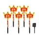 thumbnail image 2 of Luces navideñas solares para exteriores | Decoración navideña con forma de árbol de Navidad clásico y luz LED cálida | Encendido y apagado automático con energía solar, 2 of 9