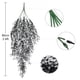 thumbnail image 1 of Colgante de pared de flor de loto artificial de rattan blanco y negro, planta verde simulada, 1 of 5