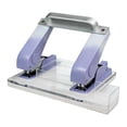 thumbnail image 4 of Grapadora de doble fila resistente con caja de almacenamiento, base antideslizante fácil de usar. Violeta, 4 of 8