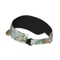 thumbnail image 2 of Fuzoiu Watercolor African Animals Wildlife Print Adult Sunscreen Visor Cap,Adjustable Summer Cap for Men Women,Unisex Running Outdoor Beach Hat, 2 of 7