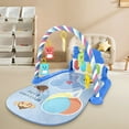 thumbnail image 4 of Alfombra de actividades para bebés con piano extraíble y juguetes conectables | 5 juguetes de desarrollo para bebés y niños pequeños | Alfombra de juegos suave para jugar en el suelo y boca abajo., 4 of 5
