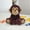 Monkey, variant on KOYPTL 9In Soft Zebra Stuffed Animals Doll for Toddlers 3 4 5 Years Old,Bed Sleep Hugging Pillow Gift for Baby 4-6-12 Month Christmas Valentine's Birthday Easter Carnival Prizes,Claw Machine Filler