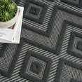 thumbnail image 4 of Nourison Versatile Indoor/Outdoor Charcoal/Black 8' x 10' Area Rug, (8x10), 4 of 10