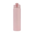 thumbnail image 1 of Botella de agua de acero inoxidable, tapa con cierre a prueba de fugas, 750 ml, fácil de usar, práctica con aislamiento al vacío de doble pared para a Rosa, 1 of 8