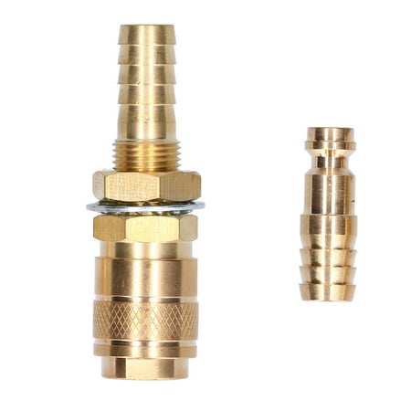 

Quick Connector Fitting Hose Brass Connection for TIG Welding Torch Welding Equipment M10Golden