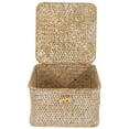 thumbnail image 2 of Himition Square House Storage Box Decorative Storage Baskets Bamboo Woven Storage Box Home Storage Baskets Small Storage Bins with Lids, 2 of 6