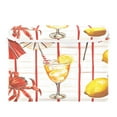thumbnail image 7 of Yayeee Collapsible Cube Storage Bin with Lid Fabric Closet Decorative Basket with Handles, Beach Crab, 7 of 7