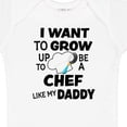 thumbnail image 4 of Inktastic I Want to Grow Up to Be a Chef Like My Daddy Boys or Girls Baby Bodysuit, 4 of 5
