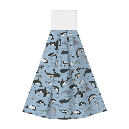 

Coaee Dolphins for Fast Absorbent Hanging Towels with Velcro for Kitchen Bathroom Laundryroom