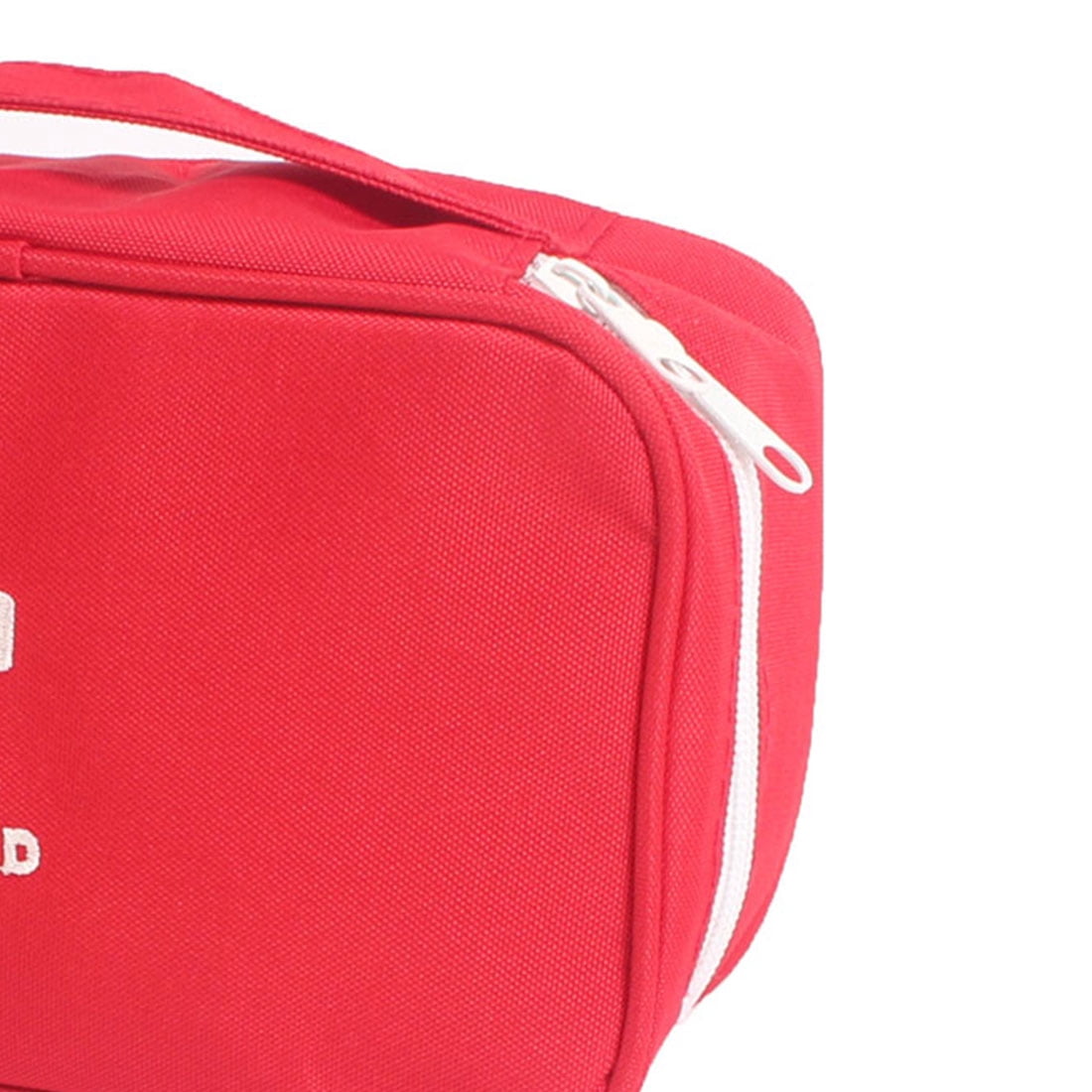 Unique Bargains Sport Camping Hiking Medic First Aid Empty Kit Storage Bag Red