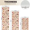 thumbnail image 4 of Red Mushroom Insect Light Pattern Kitchen Rugs Sets Of 3,Kitchen Runner Rugs Non Skid Washable,Decorative Kitchen Floor Mats for Kitchen,Sink,Laundry,17"x30"+ 17"x47" + 17"x59", 4 of 6