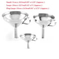 thumbnail image 4 of Grandest Birch 3PCS Stainless Steel Funnel with Detachable Filter Cooking Oil Transmit Kitchen Tools, 4 of 8