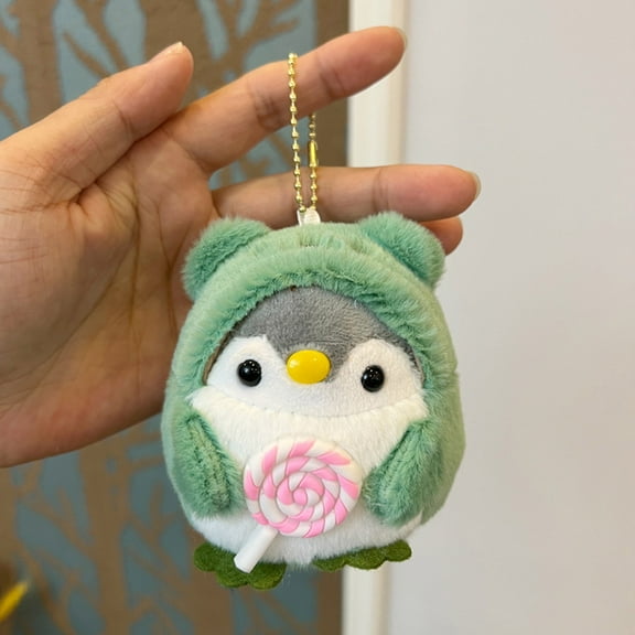 Cute Penguin Plush Keychain, Kawaii Plushies Keychains Small Stuffed Animals, Back to School Cute Keychains for Backpacks, Valentine's Day Birthday Xmas Christmas Wedding Anniversary Presents Gifts