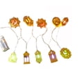 thumbnail image 1 of Yeacher 5ft 10LED Eid Ramadan String Lights Castle Shaped Lantern Lamp Crescent Party LED Fairy, 1 of 7