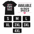 thumbnail image 5 of Best Mom in the World Graphic T-Shirt – Mother's Day Gift Tee for Mom, Wife | Unisex, S–4XL, 5 of 9