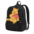 thumbnail image 2 of Movie Winnie the Pooh Backpack Lightweight Daypack Large Capacity Bag Bookbag Satchel Shoulders Travel Bag Knapsack Rucksack, 2 of 6