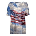 thumbnail image 3 of MAIHAN 250 Years Tshirt Women Patriotic Shirt 4th Of July Tee Tops 4th Of July Crew Neck T-Shirts Shirt Summer T Shirt Funny Tshirts Shirts for Women, 3 of 4