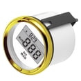 thumbnail image 3 of Gauge 0-9990RPM Tachometer Gauge IP67 Waterproof Red Backlight 52mm/2in LCD Display 9-32V, 3 of 7