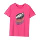 thumbnail image 3 of Camiseta para mujer verano moda cuello redondo básica camiseta para el trabajo señoras regalo Rosa Rosa, 3 of 7