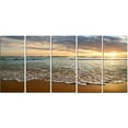 thumbnail image 2 of Design Art Bright Cloudy Sunset in Calm Ocean Contemporary Seascape Art Canvas, 2 of 2