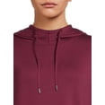 thumbnail image 4 of Athletic Works Women's French Terry Mock Neck Hoodie, Sizes XS-XXXL, 4 of 5