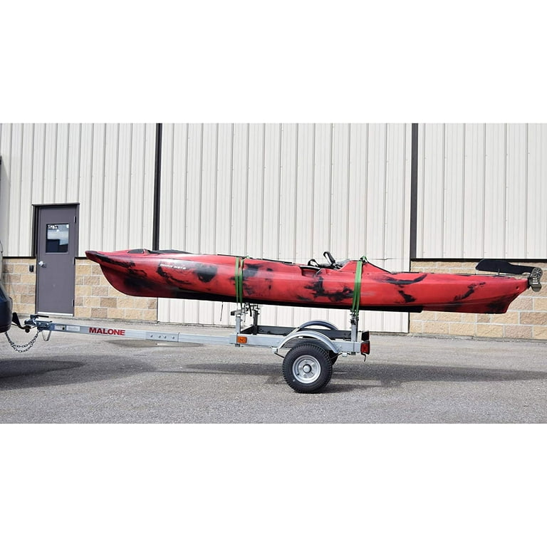Malone EcoLight Single Kayak Trailer Package 1 Set Bunks