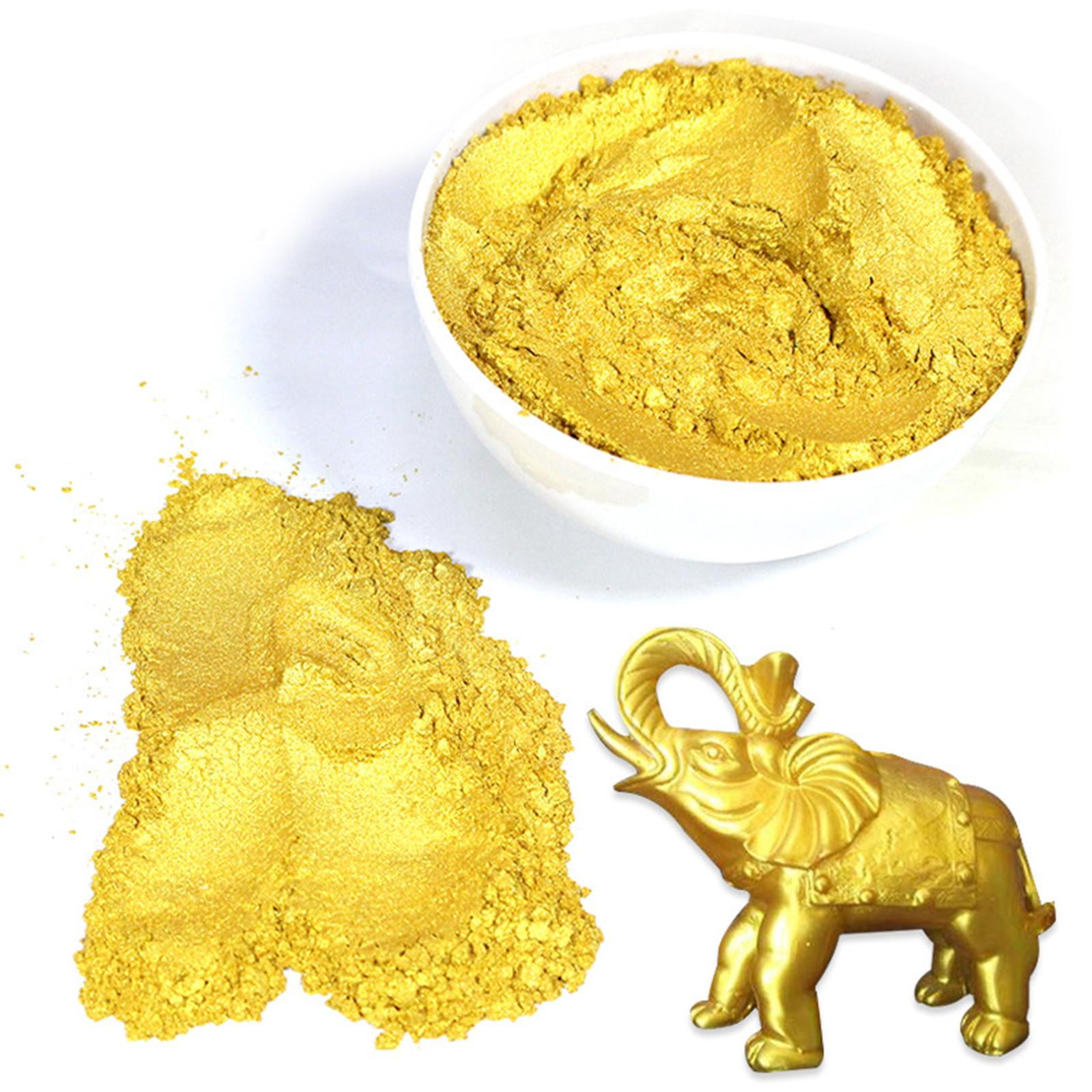 FVDPWYE Mica Pigment for Candle Resin Gold 1200Mesh