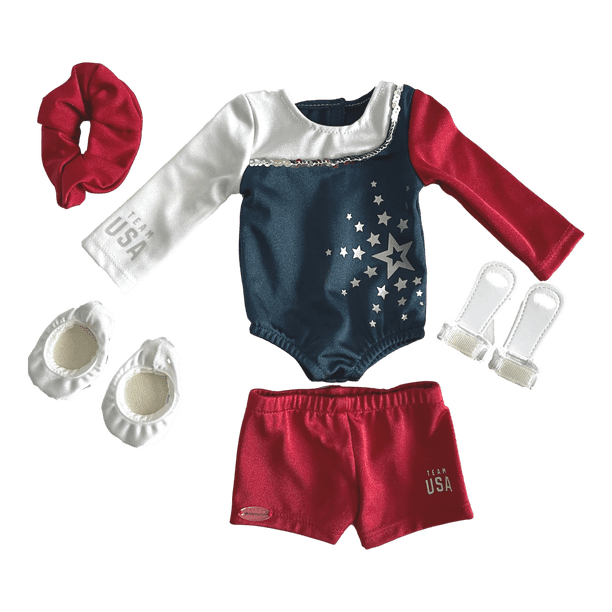 American Girl TM Team USA Gymnastics Set for 18" Dolls