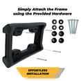 thumbnail image 4 of TrexNYC Rear Bumper Guard and Front License Plate Bumper Guard - Car Rear Bumper Protector - Universal Bumper Guard Protection, XL Combo Kit, 4 of 5