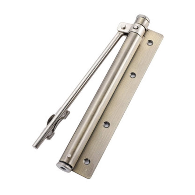 Fermetures de Porte en Acier Inoxydable Simples pour la Maison avec Ressorts Réglables et Lumière de Coussinage Automatique, Longue Durée