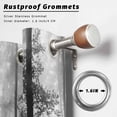 thumbnail image 6 of 2 Panels Outdoor Curtains for Patio Waterproof 54"x95" Grey Forest Weatherproof Privacy Outsides Curtains, Vintage Foggy Woods Tree Grommet Thermal Drapes for Cabana Porch Pergola, 6 of 8