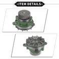 thumbnail image 5 of Unique Bargains Water Pump for Volvo D12 Engine No.8170305/20431135/20734268 with Rubber Ring Kit, 5 of 6