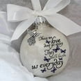 thumbnail image 2 of Visland Christmas Ornaments Feather Ball, Memorial Christmas Ornament Sympathy Gift, Angels in Heaven Memorial Ornament Pendant Xmas Tree Decor, 2 of 3