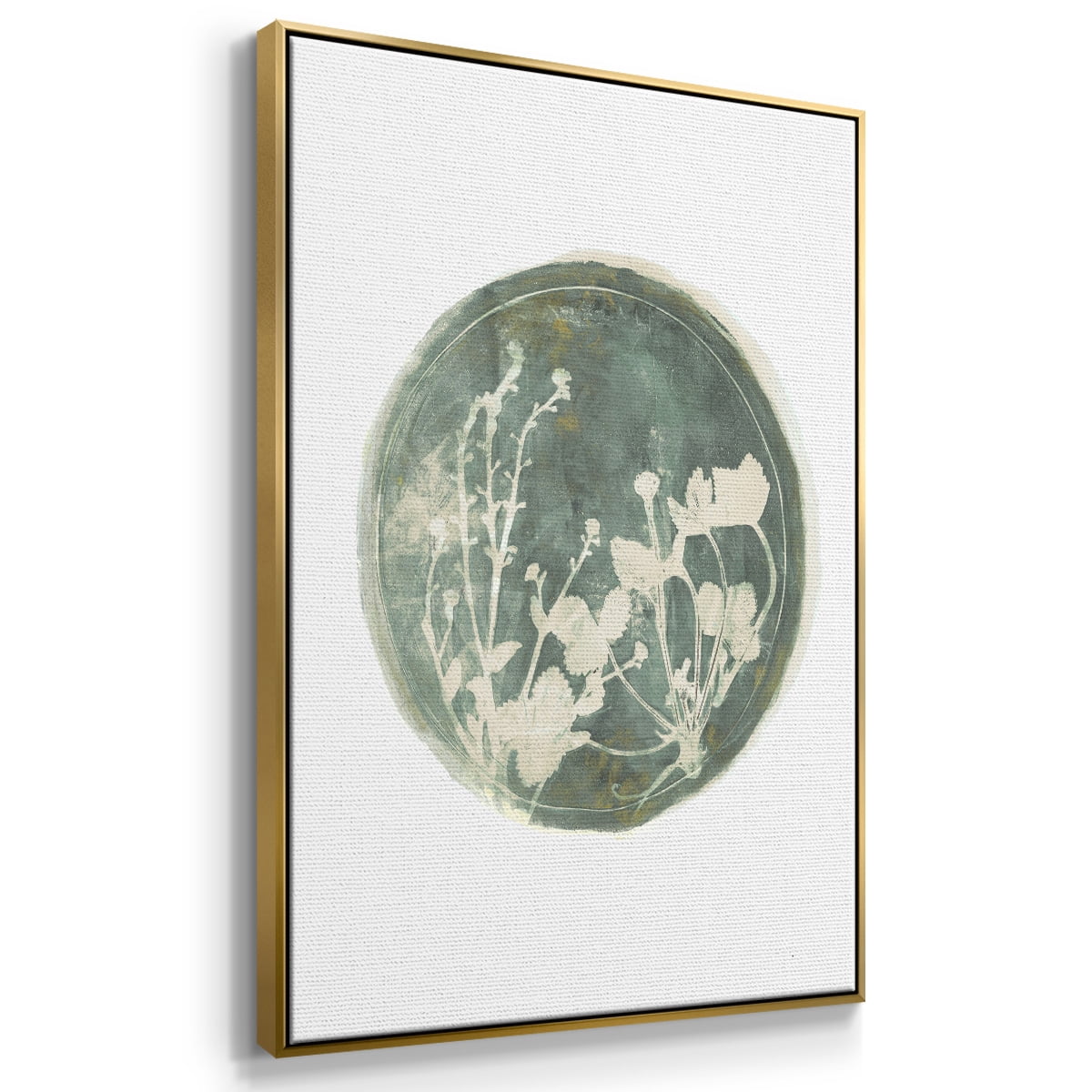 Strawberries and Forge I Framed Premium Gallery Wrapped Canvas - Ready to Hang - 27 x 41 - Gold Floating Frame