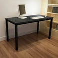 thumbnail image 5 of Computer Desk, Black 47inch MDF And Metal Multi-function Table For Dining and Living Room,Modern Minimalistic Style, Solid Sturdy Table, 5 of 5