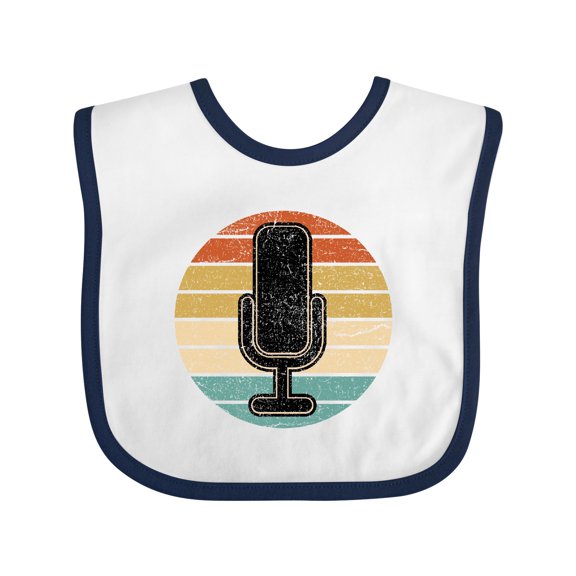 Inktastic Radio Show Host Podcaster Broadcasting Boys or Girls Baby Bib