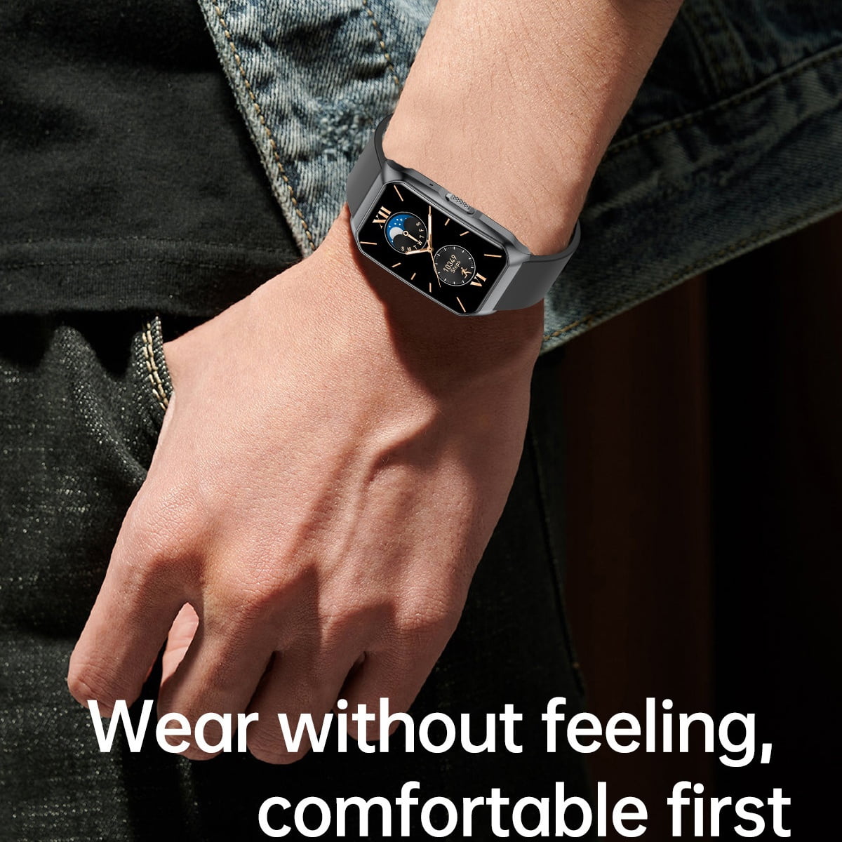VAYKAL Smart Watch Fitness Tracker for Android and iPhone Multiple Sports Modes Pedometer Timer Stopwatch Make/Answer Calls Message Notifications IP68 Waterproof