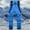 Dark Blue, variant on Men's and women's large size ski pants, warm single and double skateboardingwindproof snow loose insulation bib outdoor sports adjustable ski pants