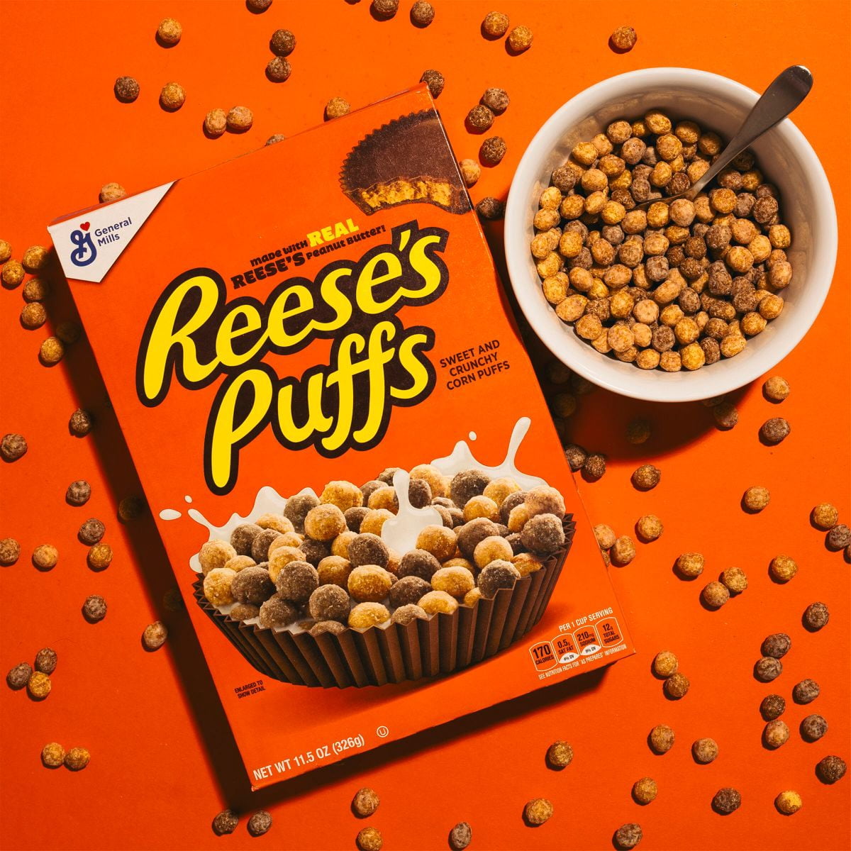 2X - Reese's Puffs Breakfast Cereal Bag - 35oz - General Mills