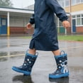 thumbnail image 7 of EUXTERPA Toddler Rain Boots for Boys Waterproof Kids Rubber Boots with Easy On Handles Big Kid Size 3, 7 of 7