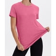 thumbnail image 4 of Ronuti Womens Workout Tops Short Sleeve Activewear T-Shirts Quick Dry Breathable Gym Running Yoga Athletic Wear, 4 of 11